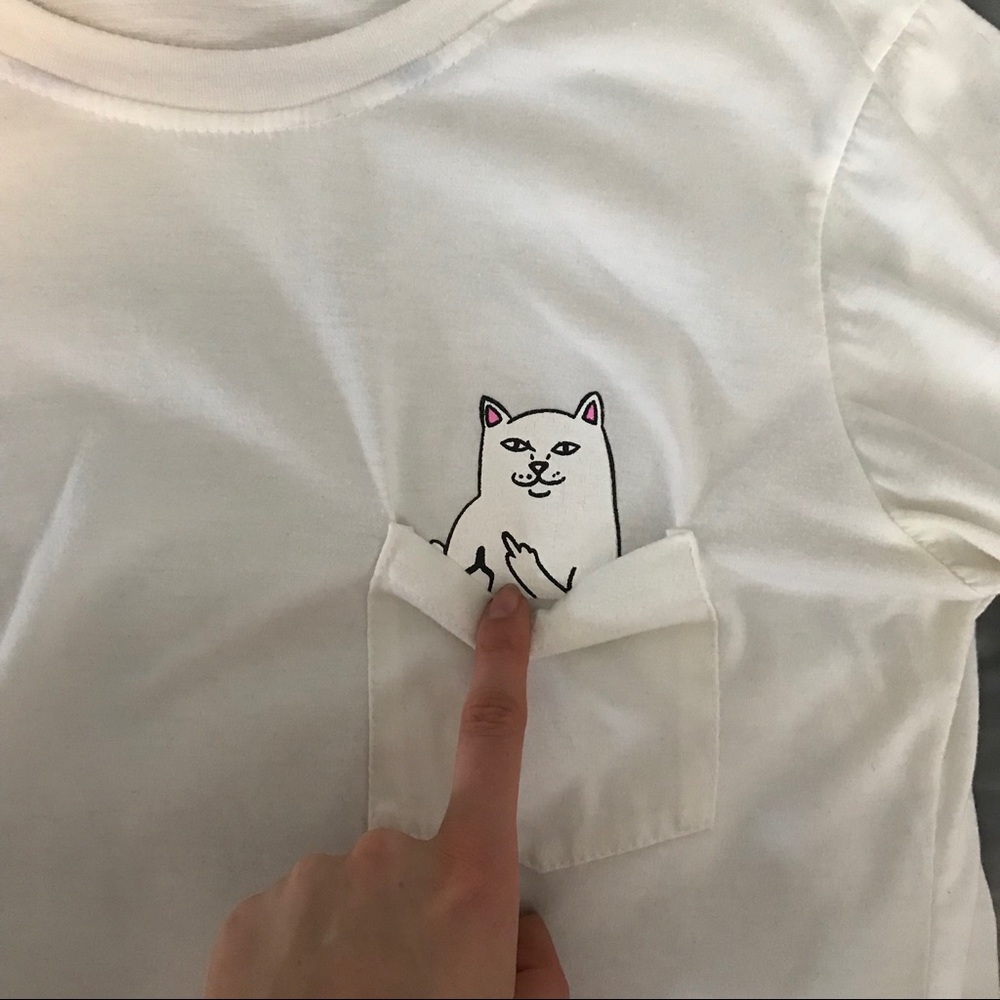 White rip n dip top